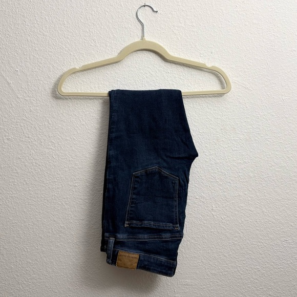 American Eagle AE Dark Blue Wash Jegging Crop Jean size 6 short - Picture 11 of 12